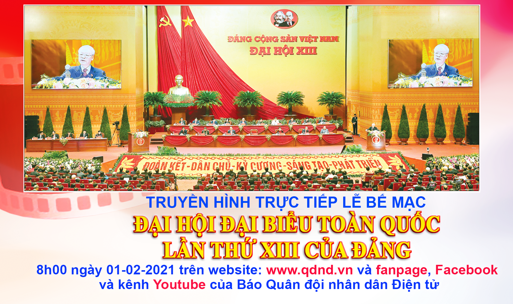 TRỰC TIẾP: Lễ bế mạc Đại hội đại biểu toàn quốc lần thứ XIII của Đảng